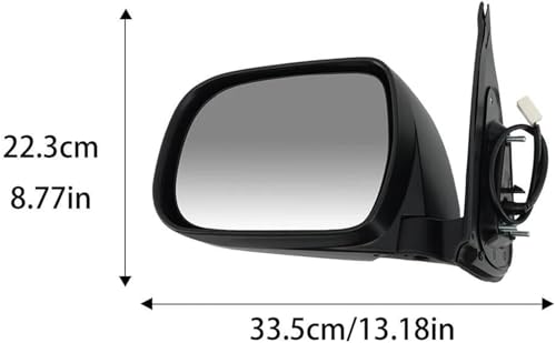 Capuchon protection de rétroviseur extérieur pour réparer un rétroviseur cassé de Hilux Vigo - 2