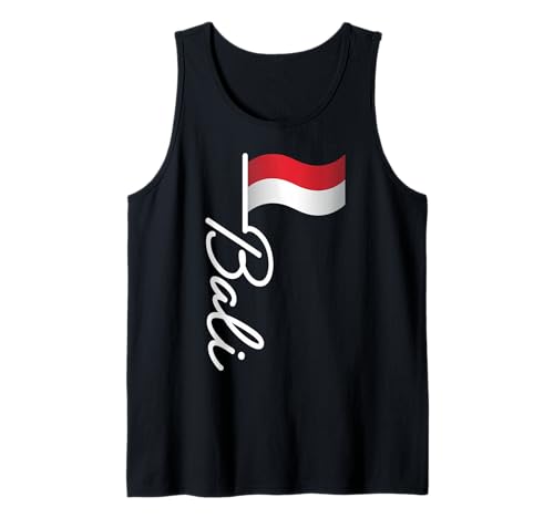 Indonesia Flag Balinese Temples Indonesian Bali Indonesia Tank Top