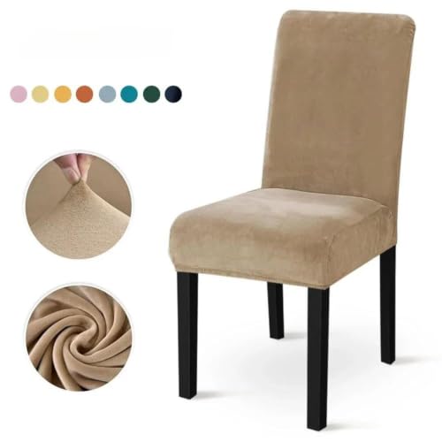 Funda elástica para silla de comedor protector de asiento de licra universal pack de 2 3