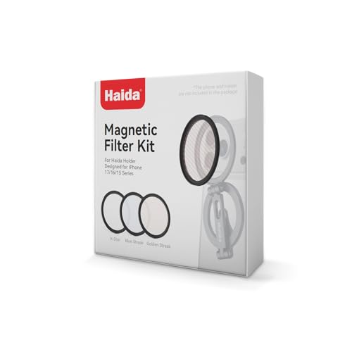 Filtre magnetique Haida iPhone kit X-Star Blue Golden Streak pour accessoire video