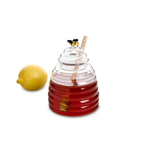 HIC Borosilicate Glass Honey Jar