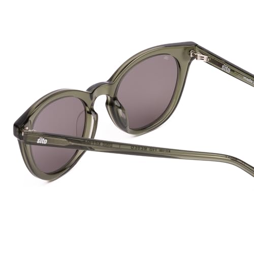 Image of SITO SHADES Now Or Never Womens Round Sunglasses Polarized /Non-Polar Opt. Classic Designer Retro Festival Sun Glasses UV 100