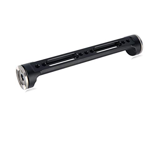 Image of NICEYRIG Extended NATO Rail with Dual Rosette Mount Adapters, 6.5 Inch Long Quick Release Rail for RED Kinefinity Cinema Camera Camcorder Steady Video Shooting Support - 425