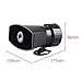 Powerful Vehicle Security Alarm Speaker System with 7 Unique Sound Options, 12v