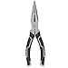 Electrician Plier, 8in Linesman Pliers Needle Nose Pliers Wire Cutter Metal Plier High Hardness Incisive Anti Slip Handle(Needle Nose Pliers)