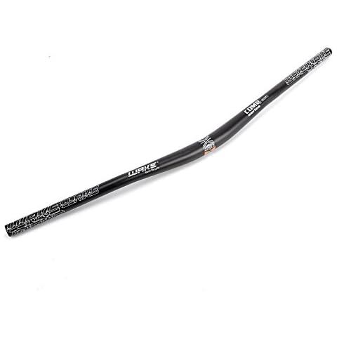 Hamimelon 31.8MM Aluminum Alloy Mountain Bike Cycle Bicycle Handlebar Riser Bar Extra Long 780MM (Black) Cover