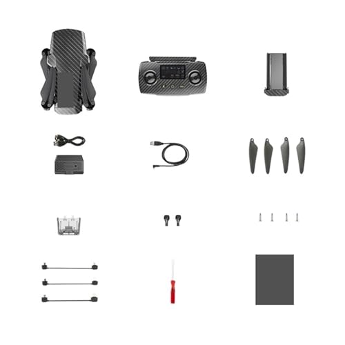 drone RC Drone 15KM Transmisión digital Tercera batería inteligente Modo Blockbuster Duración de 40 minutos Vídeo HD de aviones (Color : Standard version, Size : US)