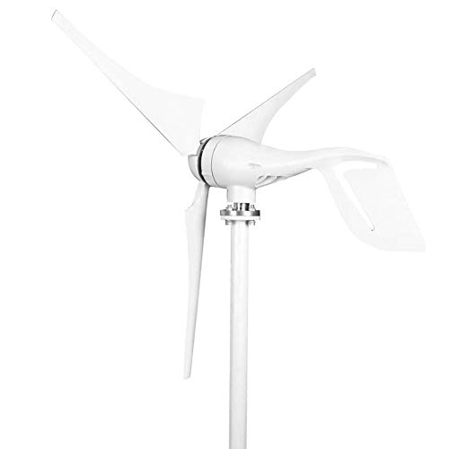 Venta loca Grupo electrógeno de turbina eólica, 400W DC12V/24V Aerogenerador 3 Palas Kit de generador de Viento Horizontal para el hogar(12V)