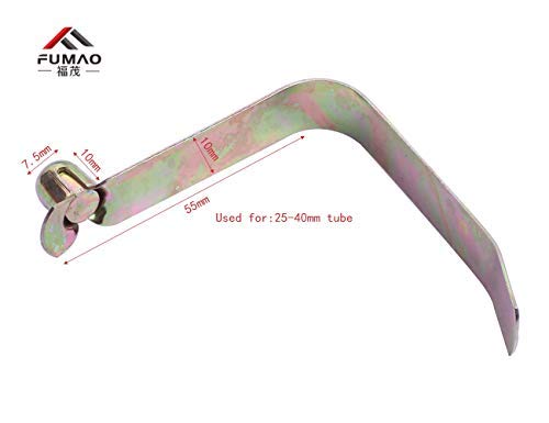 Manufacture 10Pcs Stainless Steel V Shape Button Stamping Spring Clips