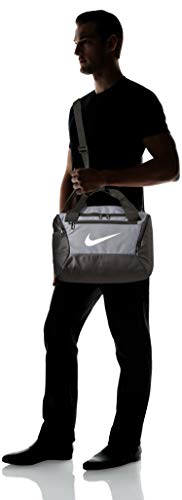Nike Brasilia X-Small Duffel - 9.0, Flint Grey/Black/White #TOP4