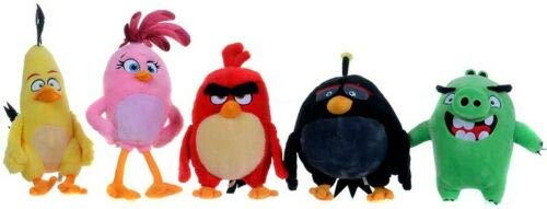 Preisvergleich Produktbild Angry Birds 2 Plüschtiere 5er Set (6127D)