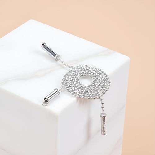 Image of 2pcs Pull Chain String Extension With Connector Ceiling Fan Pull Chain For Ceiling Fan Light Fixture Light Bulb Switchs Chain Extender1 Meter Length Ceiling Fan Light Fixture, Ceiling Fan Pull Chains