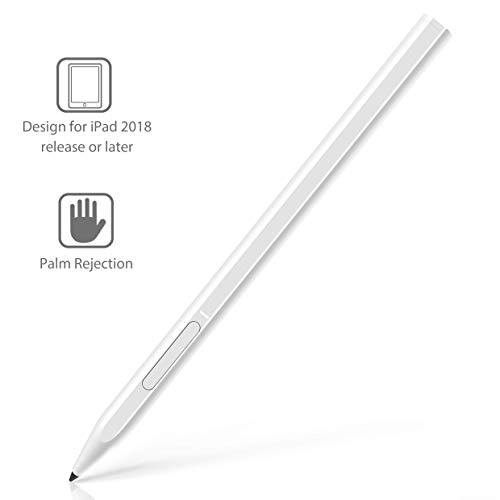 Stylus Pen for Apple iPad with Palm Rejection, Rechargeable, Uogic Stylus for Apple