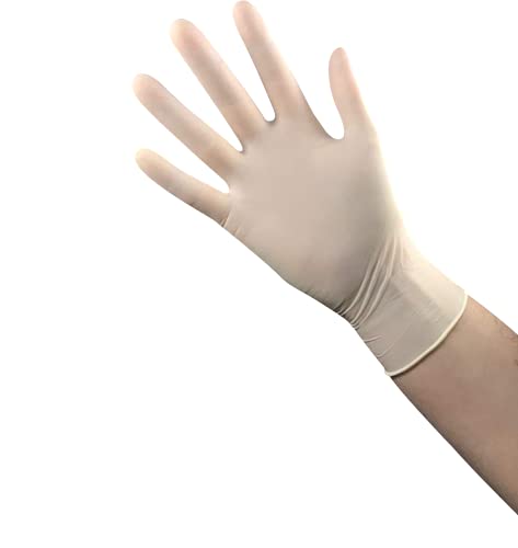 Source HygiÈne - Gants jetables latex 6.4gr blanc non poudrés - boîte de 100 gants Taille - L Cover