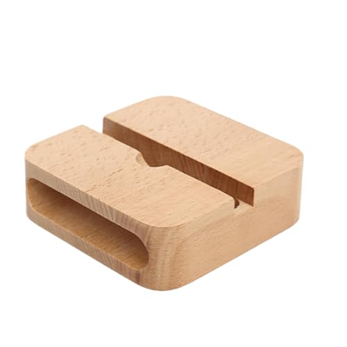 Supporto per amplificatore del suono in legno con naturale più forte supporto per telefono cellulare portatile pratico altoparlante per sala studio