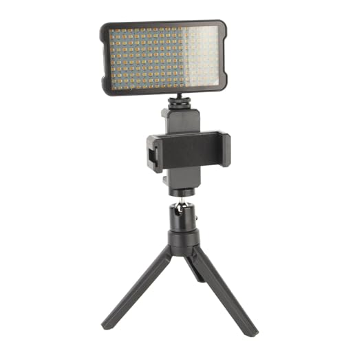 Luz de fotografía de viajes para smartphone con iluminación LED regulable y CPL
