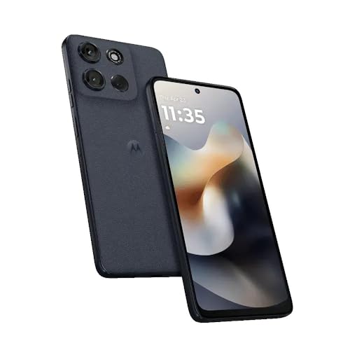 Motorola Moto G56 5G Ai (Tmobile Mint Tello & Global) (256GB+8GB) NFC IP68 IP69 Rugged Phone 50MP Cam Dual Sim 6.7' XT2529-1 Latino American Version (Black Oyster)