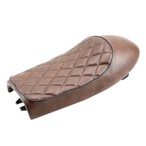 Selle café racer moto noire avec assise bosse plate pour surélever le style de votre bécane custom
