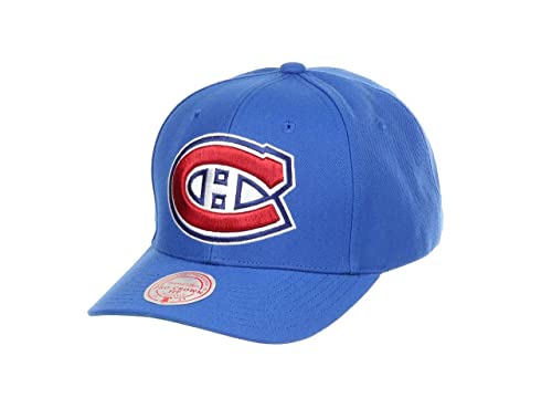 Mitchell & Ness Montreal Canadiens Blue NHL Team Ground 2.0 Pro Snapback Cap - One-Size, Einheitsgröße