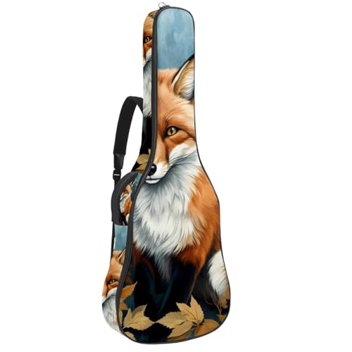 Housse guitare acoustique 101,6 cm étanche à poches - Protégez votre instrument de la pluie