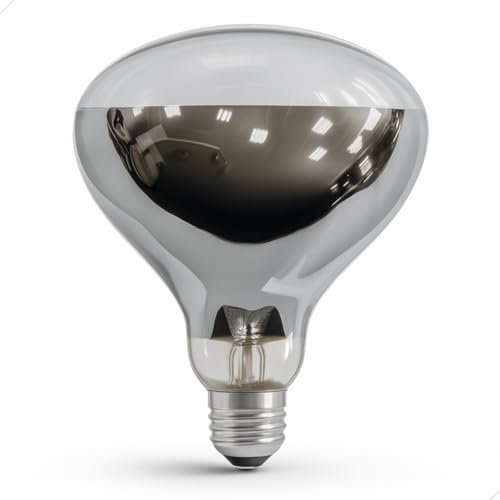 Lâmpada de Secagem 220v Infravermelho para Aquecimento Alta Temperatura Reptéis Aves e Estufa 250w