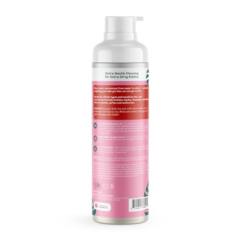 Image of Hello Bello Kids Shampoo & Body Wash, Watermelon Scented, 16.7oz Bottle