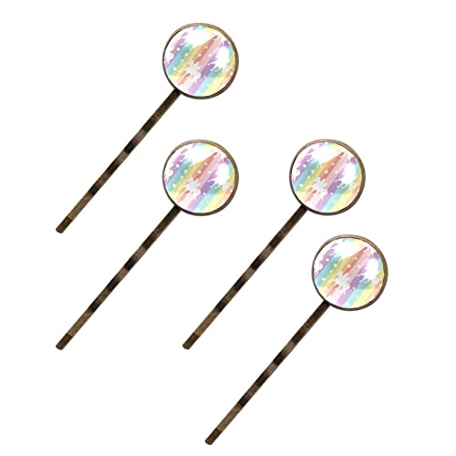 Épingles à cheveux colorées licorne et barrettes étoiles pour femme et fille