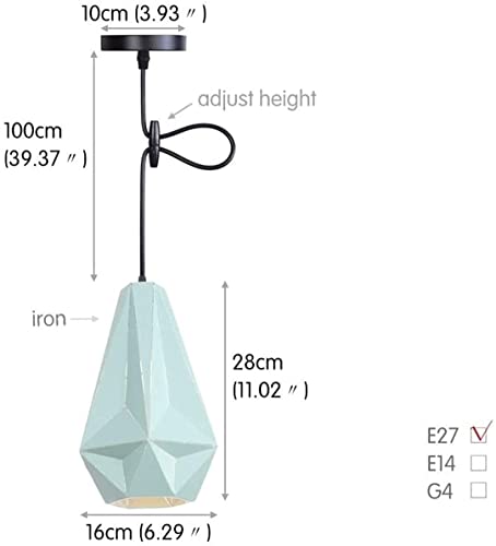 Lampe à hauteur variable et plafonnier moderne style industriel - 7