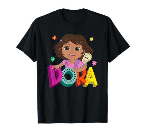 Dora (2024) Dora and Map Logo T-Shirt