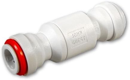 IPW Industries Inc., John Guest (3/8SCV) Inline Check Valve for Reverse Osmosis System (Efficient 3/8” Quick Connect Fitting for Water Filter Lines)