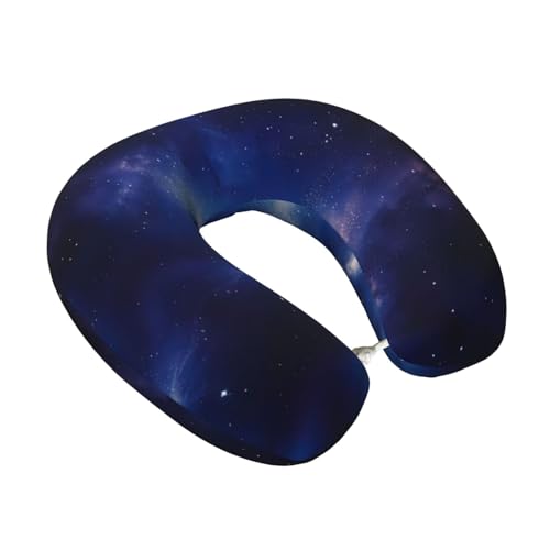 Almohada de Viaje de Fibra Poliéster Semicircular Negra miniatura 2