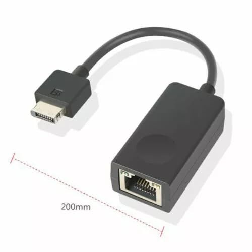 HSSDTECH Cable Dongle RJ45 01YU026 Ethernet Adapter Gen 2 4X90Q84427 for Lenovo Thinkpad X1 Carbon 6th 7th 8th Gen,Thinkpad X280,X390 Yoga,X395,X1 Yoga 4th 5th Gen, X13 Yoga Gen 1,T14s,T490s,T495s,L13