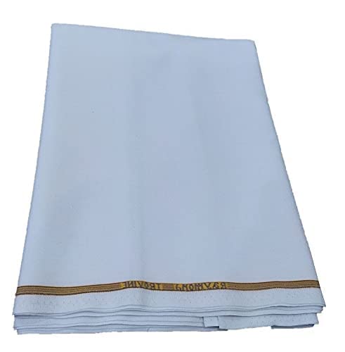 raymond fabrics Raymond Mens Unstitched Trouser Fabric (1.2 Meters, All Weather Fabric, White)-picture-20