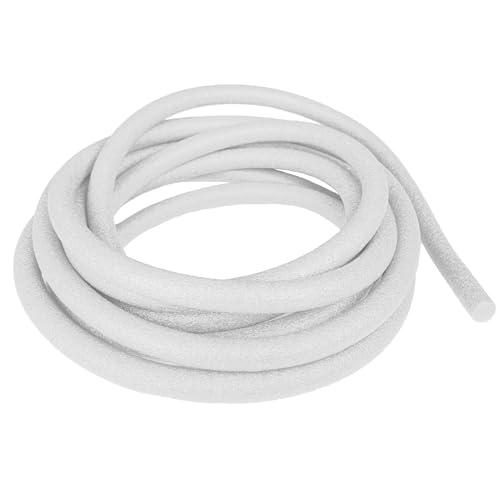 Oodles of Noodles 5/8” × 20 ft Foam Noodles for Crafts – Solid-Core Foam Tubes Cylinder Backer Rods for Modeling & DIY Arts & Crafts (White)
