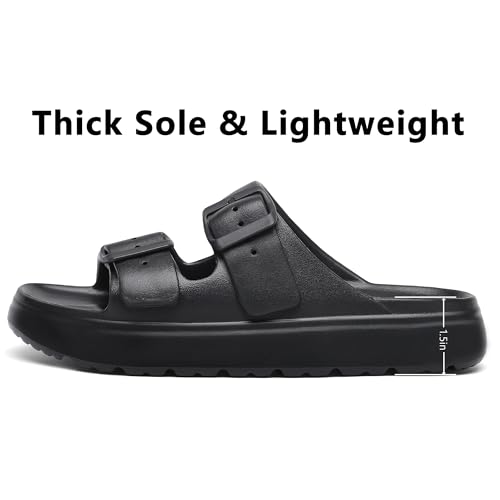 Image of TIKVAW Women's Platform & Wedge Sandals with Arch Support for Woman Slides Comfort Lightweight Outdoor Slippers Ultra Cushion