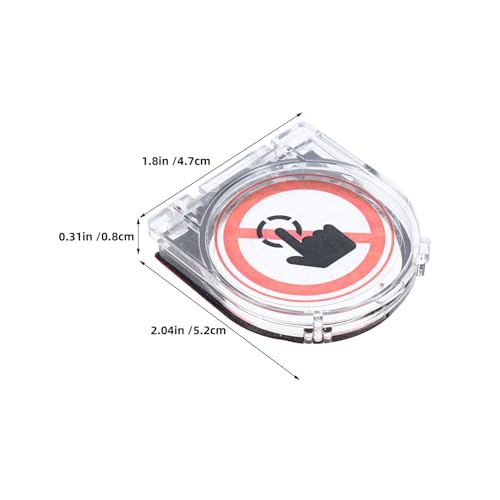 Protector de botones PC Mikinona pack de 2 cubiertas transparentes 2