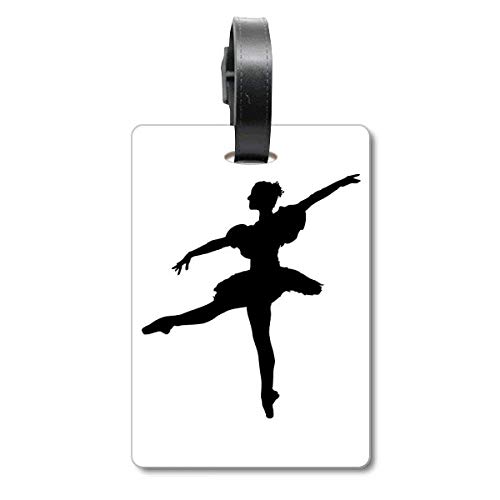 Étiquette valise de danseuse de ballet pour bagage et sac de danse