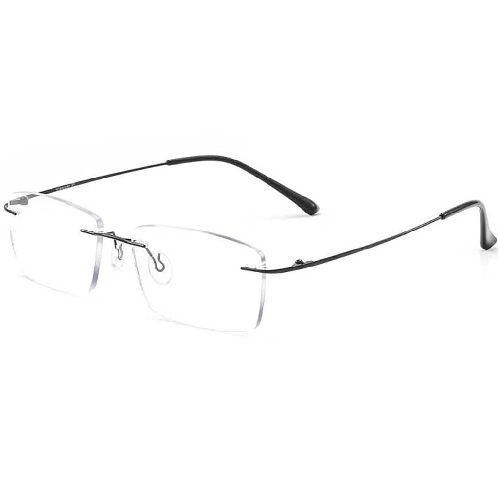 WZX Gafas de Lectura sin Marco de visión Anti-Azul Hombres Anti-Ultravioleta Anti-Fatiga Ocular Dolor de Cabeza Gafas de luz Anti-Azul Anti-Fatiga ultraligeras de Mediana Edad y Ancianos