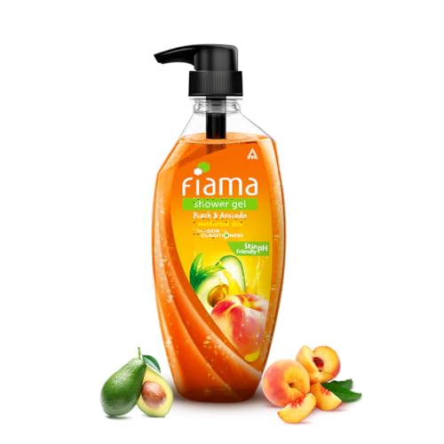 Fiama Body Wash Shower Gel Peach & Avocado, 500ml, Body Wash for Women and Men with Skin Conditioners for Smooth & Moisurised Skin, Suitable for All Skin Types Fiama Body Wash Shower Gel Peach & Avocado, 500ml, Body Wash for Women and Men with Skin Conditioners for Smooth & Moisurised Skin, Suitable for All Skin Types