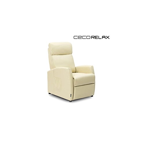 Sillón Relax Masajeador Compact Push Back Beige Cecorelax 6181