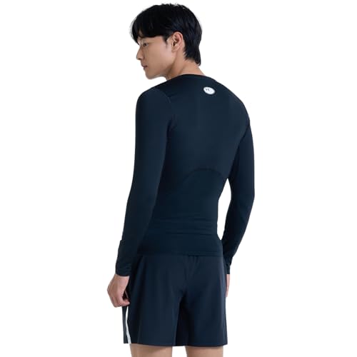 Under Armour Mens HG Armour Comp LS Black/White L