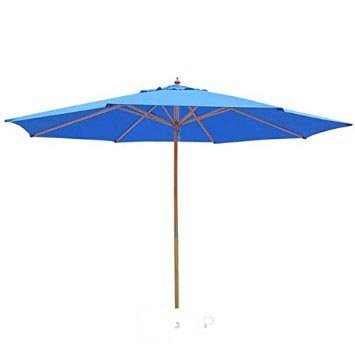 13 Foot Blue Market Patio Umbrella Outdoor Furniture Buy Online In Jamaica At Desertcart