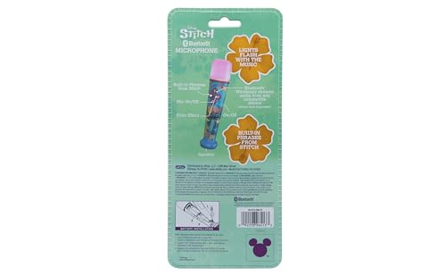 Disney Stitch Karaoke Microphone for Kids, Bluetooth Microphone Includes Light Show (Stitch) by eKids - Image 9