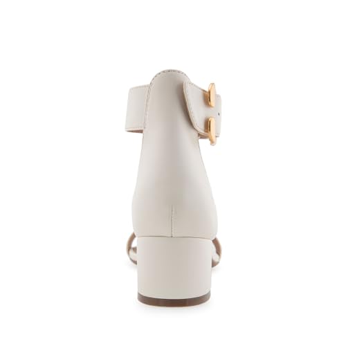 AerosolesWomen's Carew, Block Heeled Sandal, Eggnog Faux Leather9M by Aerosoles - Used condition - Image 3