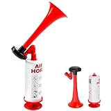 Loud Air Horn, Chazcool Handheld Air Horn Loud Noise Maker Safety Boat Car Sports Events Bear Handheld Air Pump Horn Loud Safety Reusable Horn for Boats