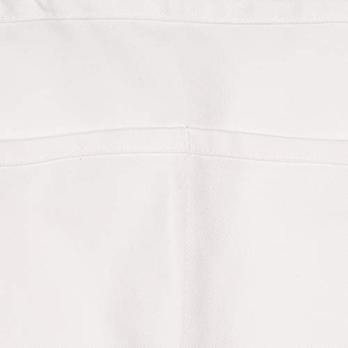Uncommon Threads Avental de cintura unissex, bolso com 3 seções, branco, tamanho único