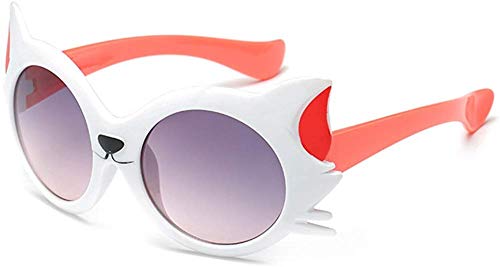 Crayoasis Kids Sunglasses UV400 Shades Sunglesses Girl Cat Decoration Sunglasses Rivet Reflective Eyewear for Children Sun Protection Spectacles Sports Eyewear Glasses