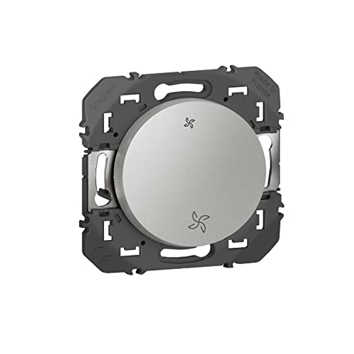 Legrand - Interrupteur commande VMC dooxie finition alu - emballage blister