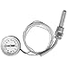 Allpoints 62-1086 Silver 2" Dial Temperature Gauge-62-1086