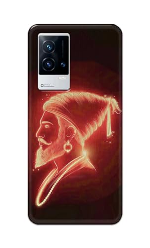 Image of PRINTFIDAA Printed Hard Back Cover Case for Vivo IQOO 9 5G Back Cover (Chatrapati Shivaji Maharaj) -112